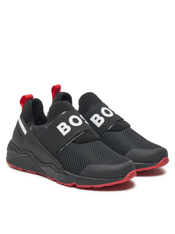 BOSS Sneakersy BOSS J51308 M Černá