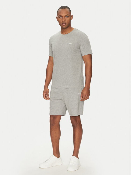 BOSS BOSS Футболка Mix&Match 50515312 Сірий Regular Fit