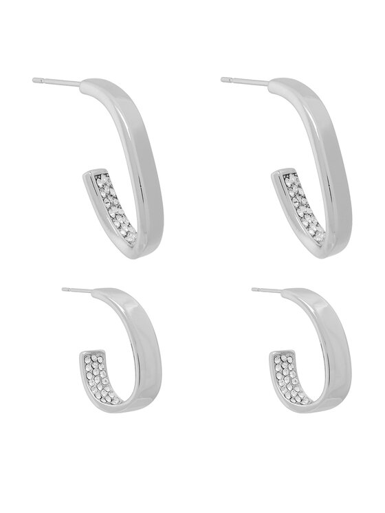Guess Náušnice Guess JUBE06 434JW Strieborná