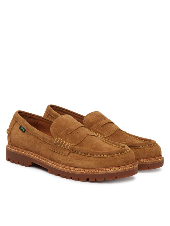 Polo Ralph Lauren Мокасини Polo Ralph Lauren Jett Penny Cs Bck 803961421002 Коричневий