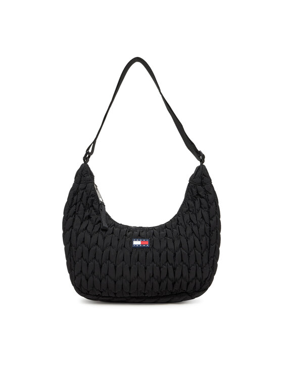 Tommy Jeans Kabelka Tommy Jeans Tjw Urban Quilted AW0AW17546 Černá