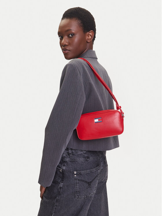 Tommy Jeans Bolso Tommy Jeans Tjw Ess Must Convertible Camera AW0AW17290 Rojo