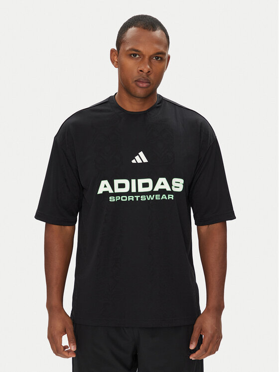 adidas adidas Футболка Common Goal JM1752 Чорний Loose Fit