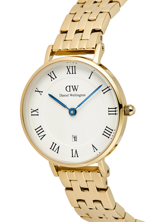Daniel Wellington Pulkstenis Daniel Wellington Petite Roman Numerals DW00100857 Zelta