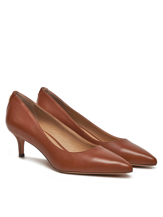 LAUREN RALPH LAUREN Czółenka LAUREN RALPH LAUREN 802940572002 Brązowy