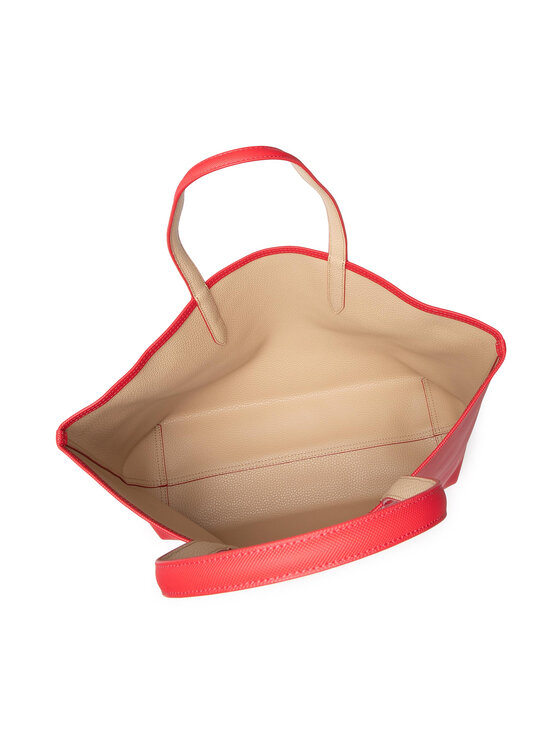 Lacoste Ročna torba Lacoste Shopping Bag NF2142AA Rdeča
