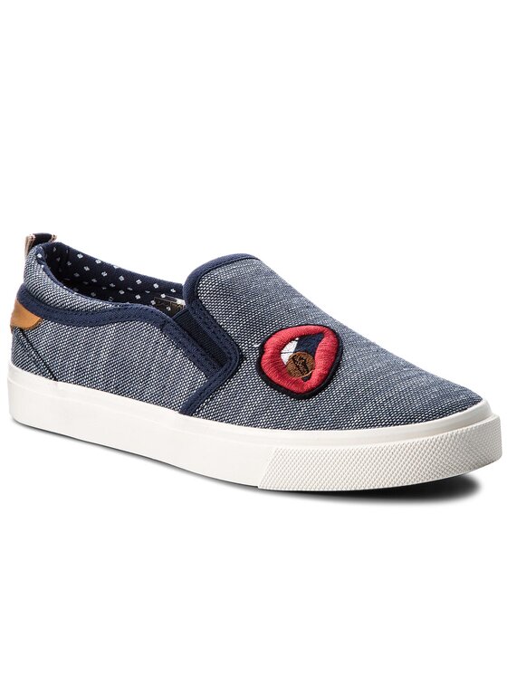 Wrangler Кросівки Wrangler Icon Slip On Patch WL181500 112132685 Cиній