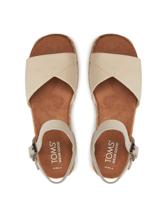 Toms Еспадрильї Toms Abby 10020768 Écru
