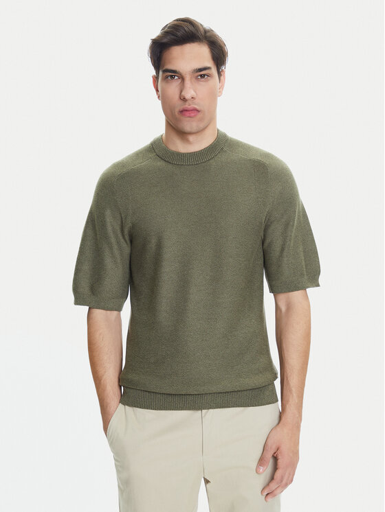 BOSS BOSS Футболка Kencel 50545678 Зелений Regular Fit
