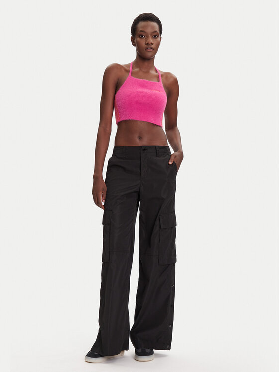 adidas adidas Топ Fluffy JW6002 Рожевий Slim Fit