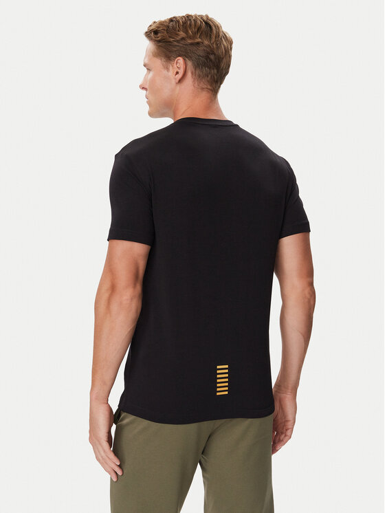 EA7 Emporio Armani EA7 Emporio Armani Camiseta 8NPT27 PJVQZ MC004 Negro Regular Fit