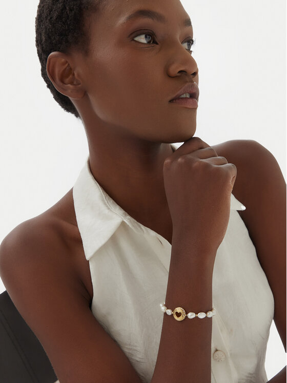 Guess Rokassprādze Guess JUBB03 342JWGS Balts