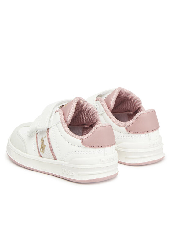 Polo Ralph Lauren Снікерcи Polo Ralph Lauren Heritage Court III T-Toe Ez RL03360101 Білий