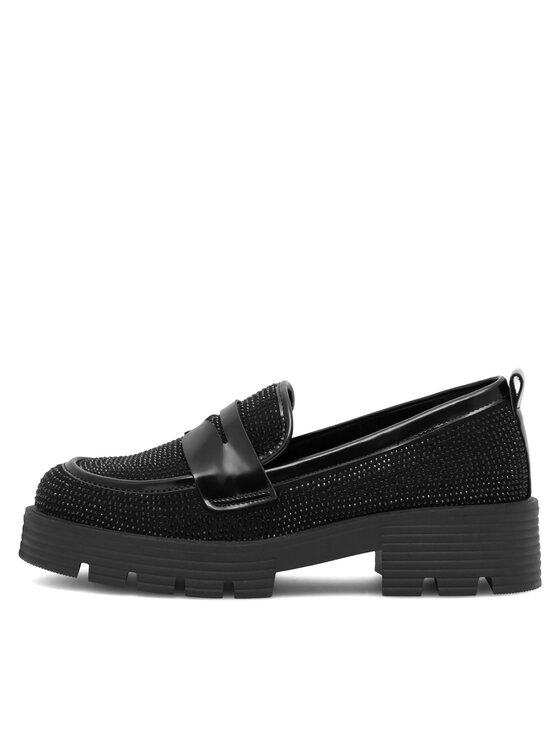 Jenny Fairy Loafersy Jenny Fairy Bling WS6119-15 Czarny