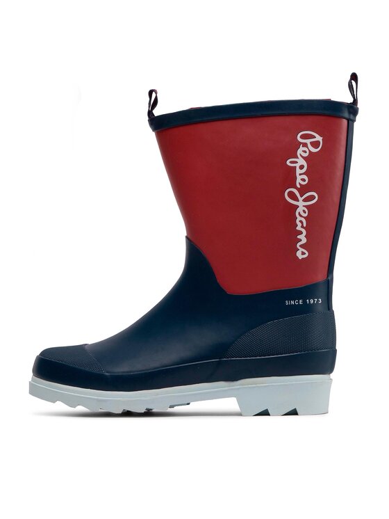 Pepe Jeans Гумові чоботи Pepe Jeans Storm Basic PBS50097 Cиній