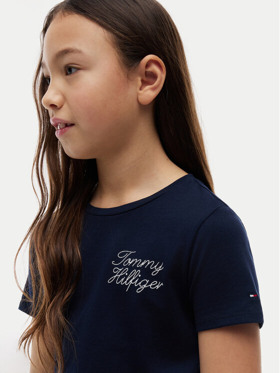 Tommy Hilfiger Tommy Hilfiger Camiseta KG0KG09454 Azul marino Regular Fit