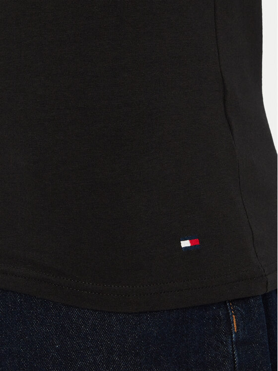 Tommy Hilfiger Tommy Hilfiger Conjunto de camisetas UM0UM03929 Negro Slim Fit
