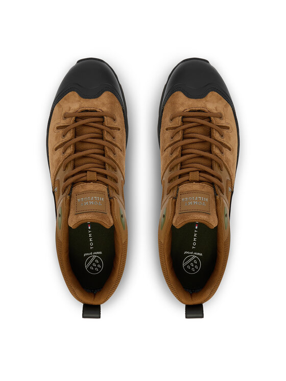 Tommy Hilfiger Sneakersy Tommy Hilfiger Outdoor Sneaker Tech Suede Wpm FM0FM05723 Hnědá