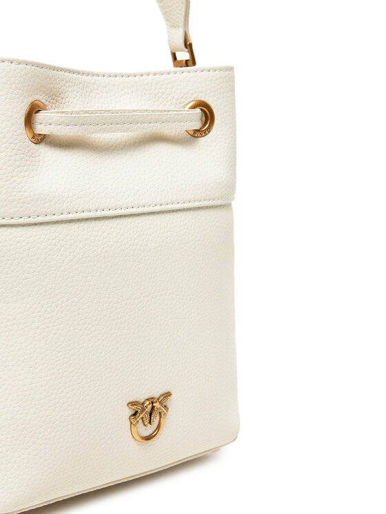 PINKO Kabelka PINKO Secchiello Mini PE 25 PLTT 104303 A29Q Écru