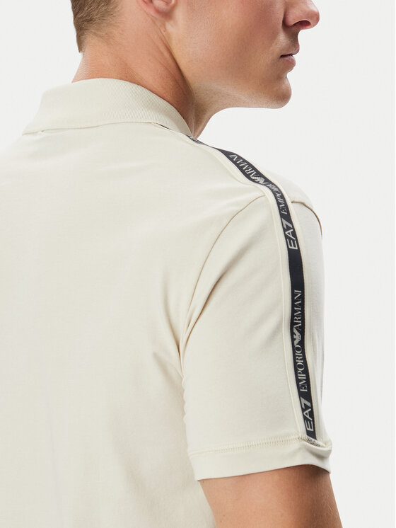EA7 Emporio Armani EA7 Emporio Armani Polo 7M002190 AF10373 U1079 Crema Regular Fit