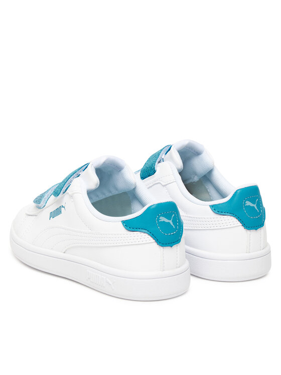 Puma Sneakersy Puma Smash 3.0 L Glitter Velcro V Ps 395609 08 Biela