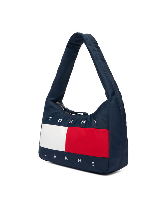 Tommy Jeans Geantă Tommy Jeans Tjw Archive Shoulder Bag AW0AW18074 Bleumarin