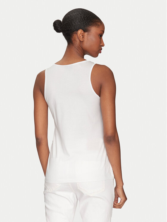 Marella Marella Топ Terzo 2513941124 Білий Slim Fit