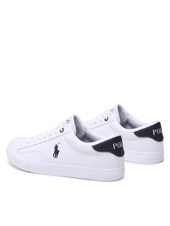Polo Ralph Lauren Sneakersy Polo Ralph Lauren Theron V RF104105 Biela