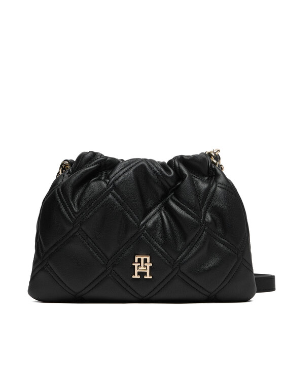 Tommy Hilfiger Kabelka Tommy Hilfiger Th Feminine Mini Crossover AW0AW18718 Čierna