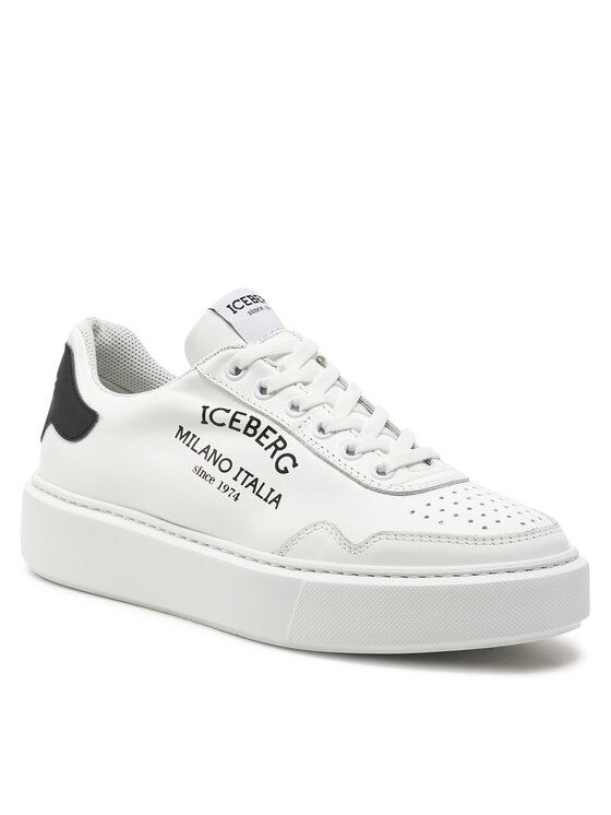 Iceberg Sneakersy Iceberg ID2133 Biela
