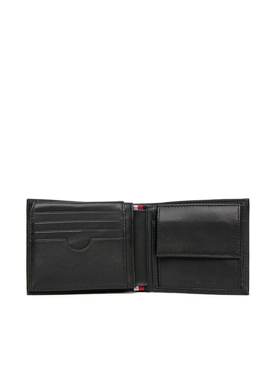 Tommy Hilfiger Peňaženka Tommy Hilfiger Th Flag Cc Flap And Coin AM0AM13520 Čierna