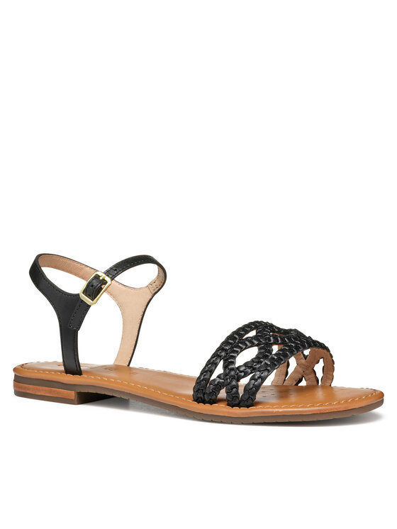 Geox Sandali Geox D Sozy S D55LXA 00081 C9999 Črna