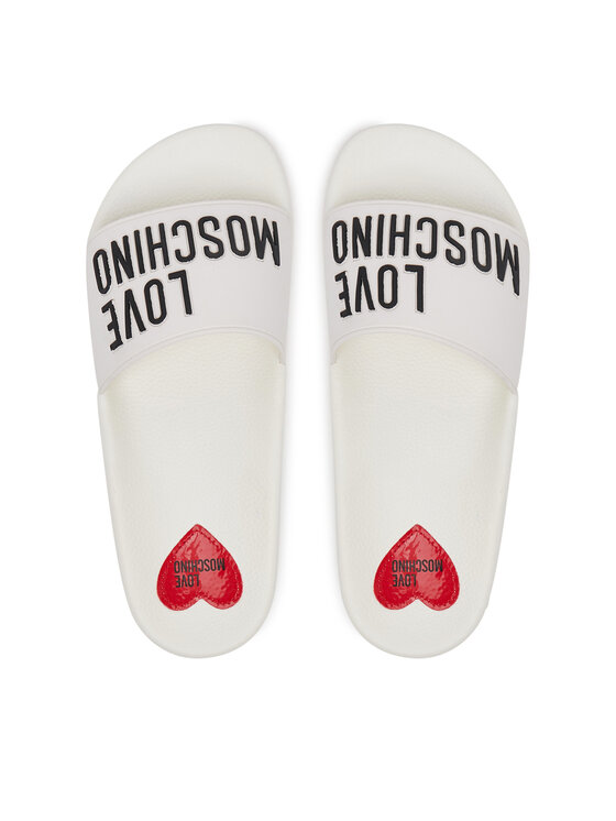 LOVE MOSCHINO Шльопанці LOVE MOSCHINO JA28052G0MI14100 Білий