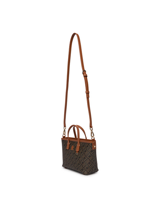 Tommy Hilfiger Geantă Tommy Hilfiger Th Monoplay Mini Tote Le AW0AW18848 Negru