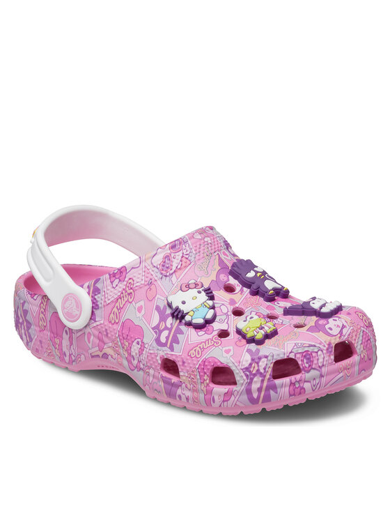 Crocs Παντόφλες Crocs Classic Hello Kitty Clog T 208025 Ροζ