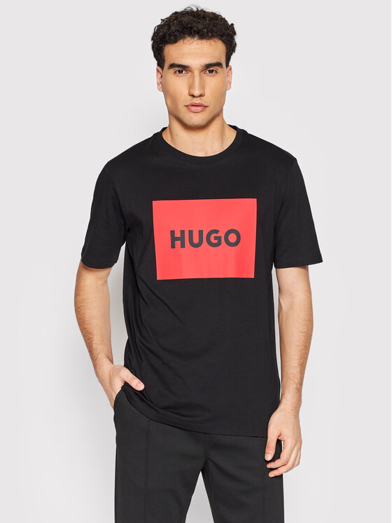HUGO Hugo Футболка Dulive222 50467952 Чорний Regular Fit