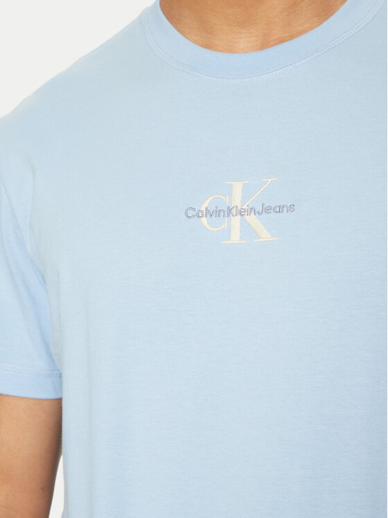 Calvin Klein Jeans Calvin Klein Jeans Marškinėliai Monologo J30J325649 Žydra Regular Fit