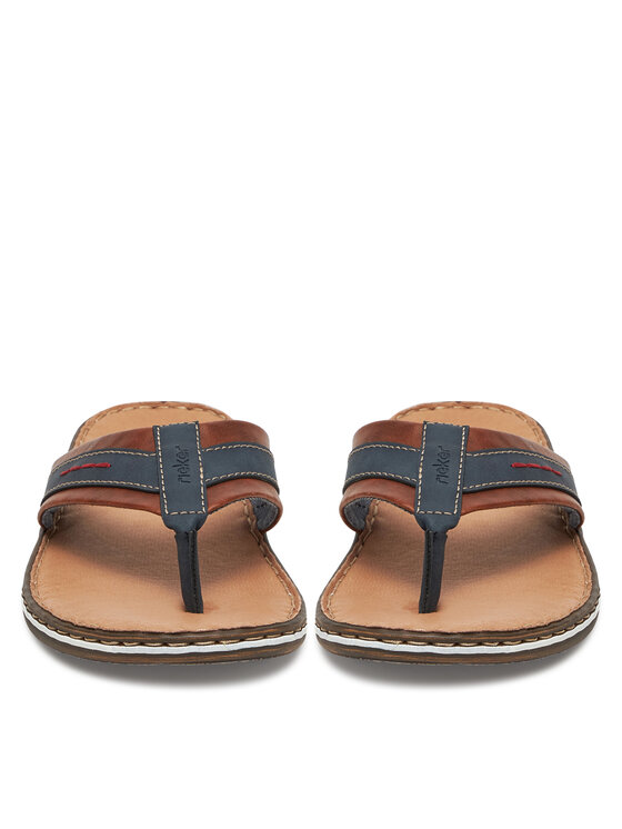 Rieker Čības uz pirksta Rieker 21072-14 Tumši zils