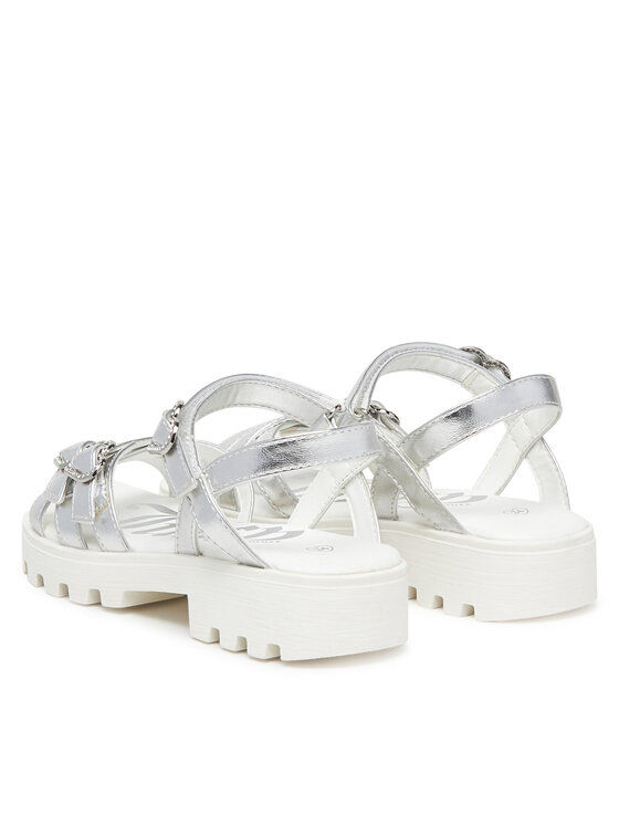 Juicy Couture Sandále Juicy Couture CS6278-06 Strieborná