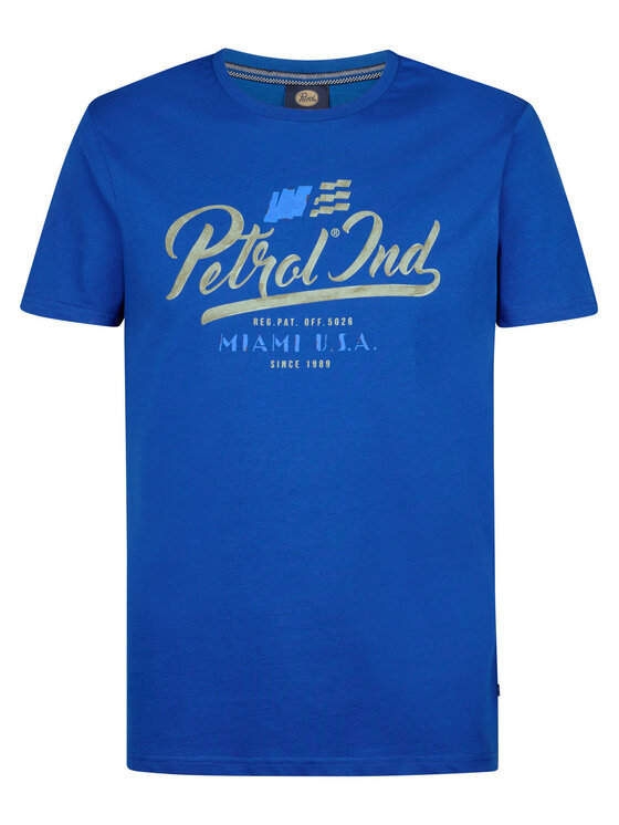 Petrol Industries Petrol Industries Camiseta M-1050-TSR600 Azul Regular Fit