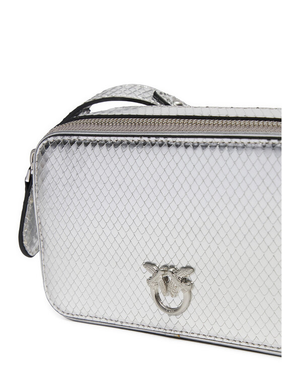 PINKO Torebka PINKO Camera Case AI 24-25 PLTT 102810 A1VG Srebrny
