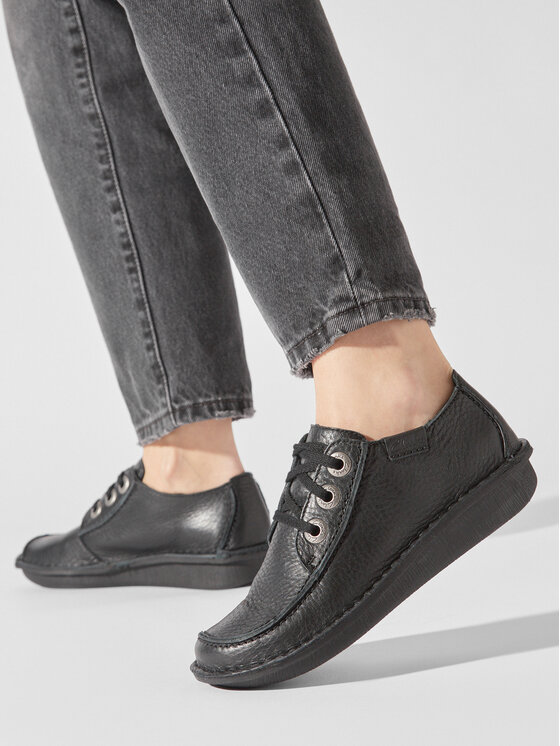 Clarks Poltopánky Clarks Funny Dream 203066394 Čierna