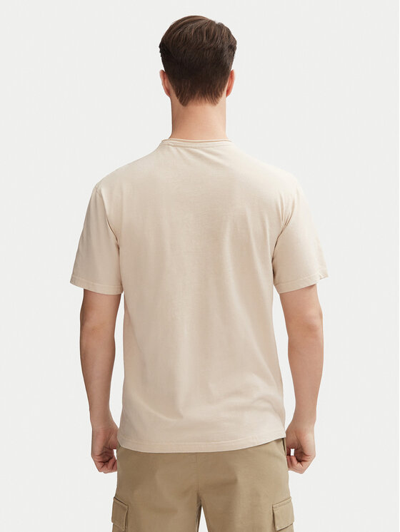 INDICODE INDICODE Футболка Carlsin 41-121 Бежевий Regular Fit