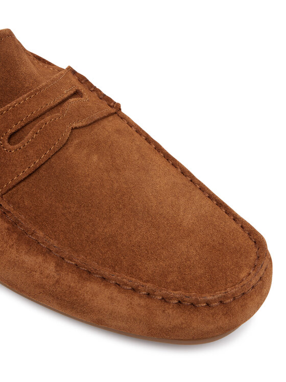 Tommy Hilfiger Mocasines Tommy Hilfiger Core Hilfiegr Suede Driver FM0FM05789 Écru