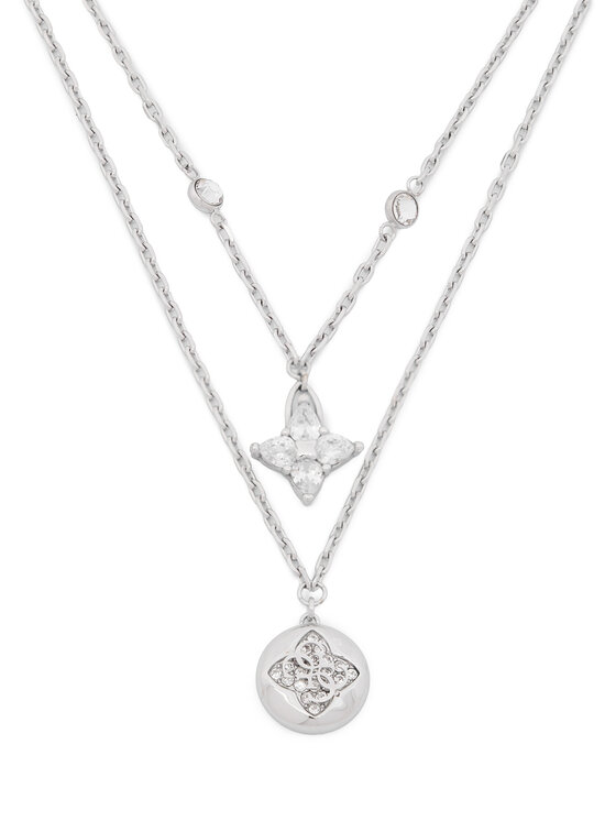 Guess Κολιέ Guess JUBN06 468JW Ασημί