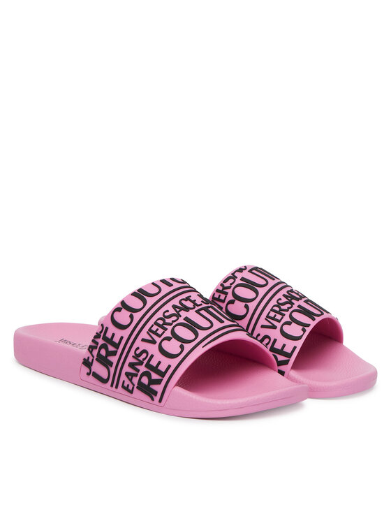 Versace Jeans Couture Шльопанці Versace Jeans Couture 80YA3SQ1 Рожевий