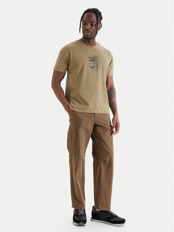 C.P. Company C.P. Company Camiseta 20CMTS084A005100W Verde Regular Fit