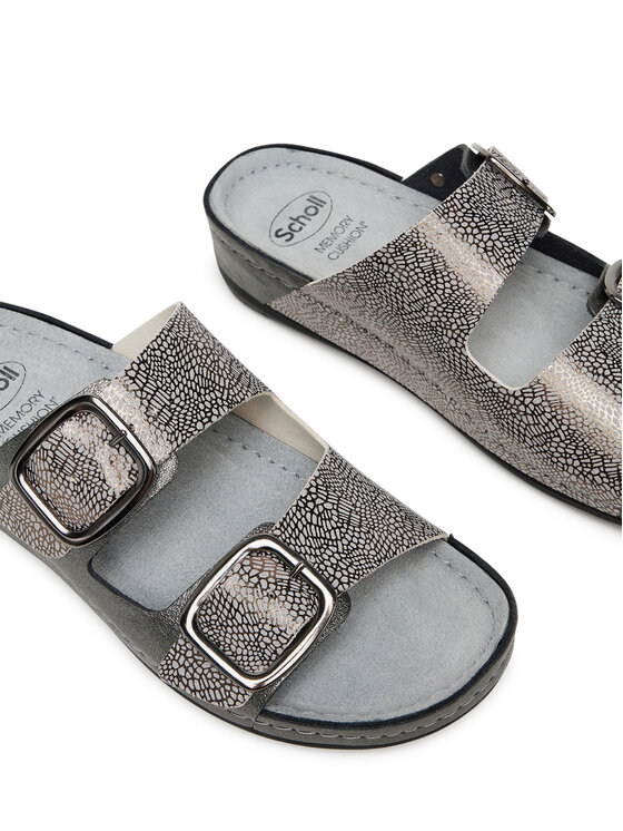 Scholl Шльопанці Scholl Aberdeen MF32087 Сірий