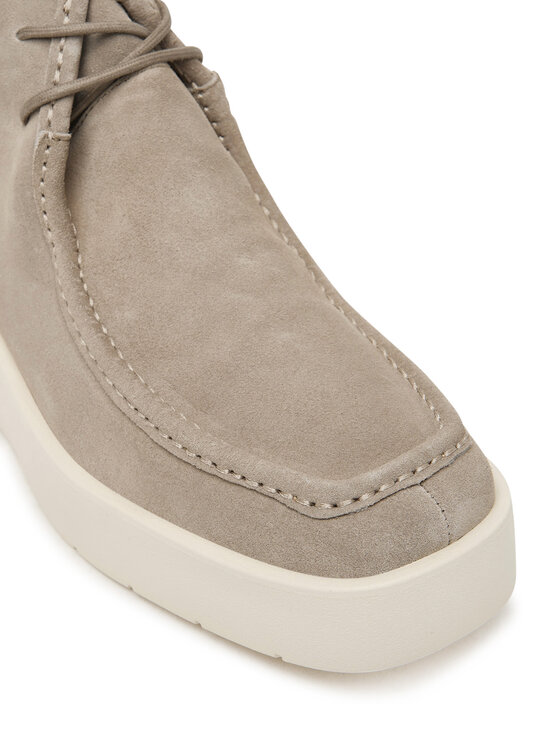 Calvin Klein Trzewiki Calvin Klein Flatf Lace Up Apr Cut Boot HW0HW03273 Beżowy