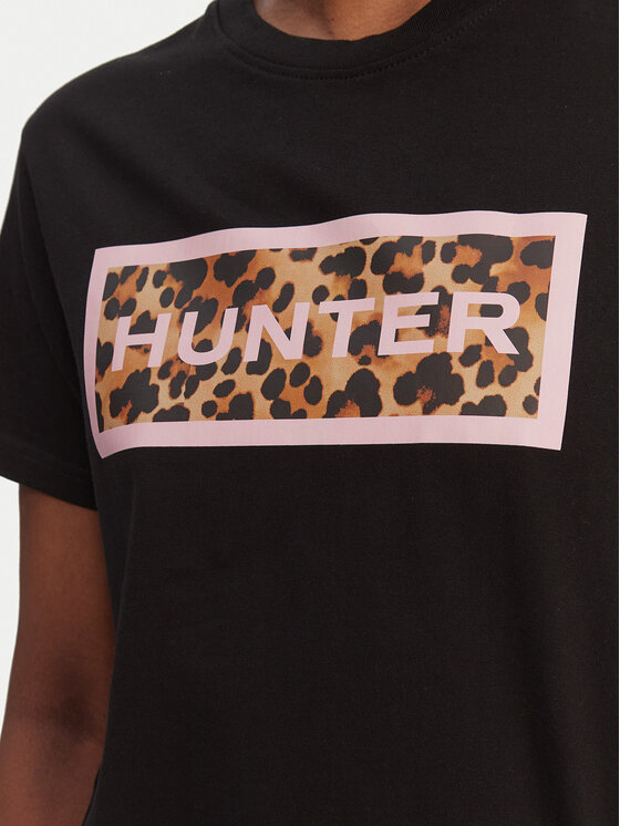 Hunter Hunter Футболка Essentials HARW0011261 Чорний Regular Fit